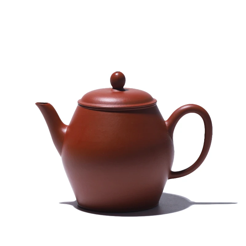 大吉羊 宜兴紫砂壶茶壶 原矿朱泥薄胎瓮型140ml徐雅