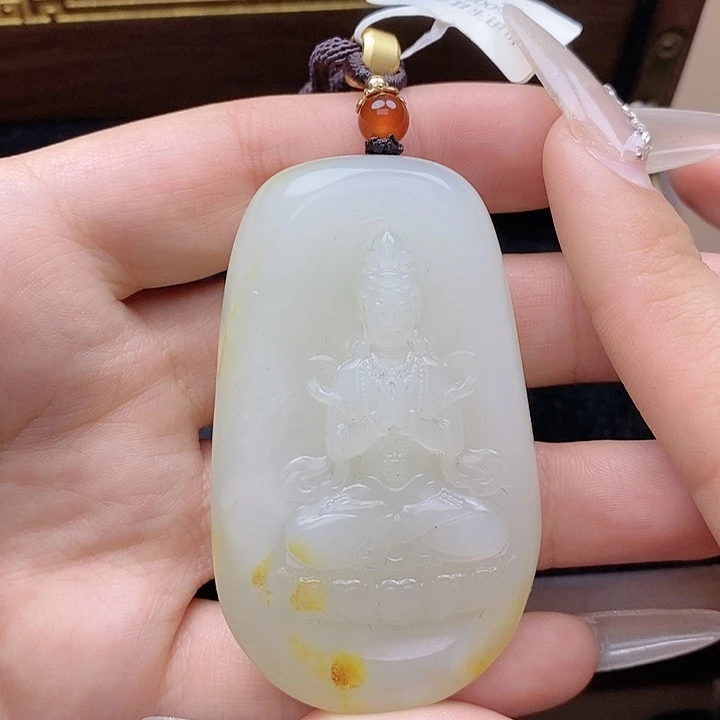 和田玉挂件未镶嵌G