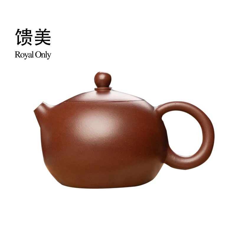 【馈美】林嬿老紫泥西施小品手拉壶全手工壶茶壶泡茶小冲罐潮州非遗