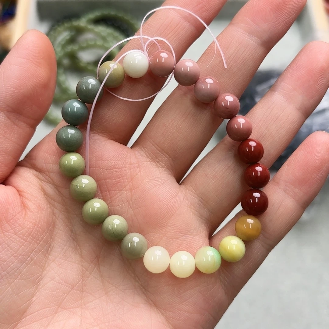 玛瑙/玉髓未镶嵌珠宝半成品卡8阿拉善一圈