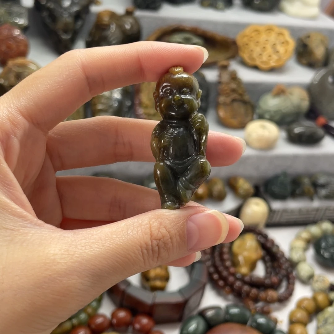 岫岩河磨玉（透闪石质玉）未镶嵌挂件