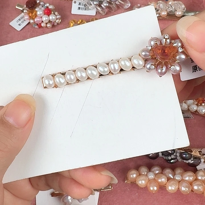 未镶嵌发饰淡水珍珠