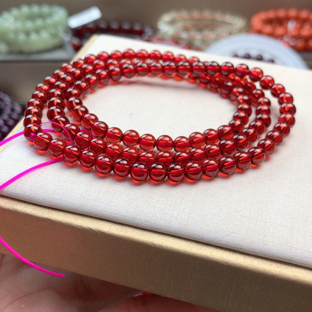 石榴石手串未镶嵌5