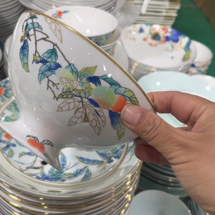 瓷片荔枝六寸面碗