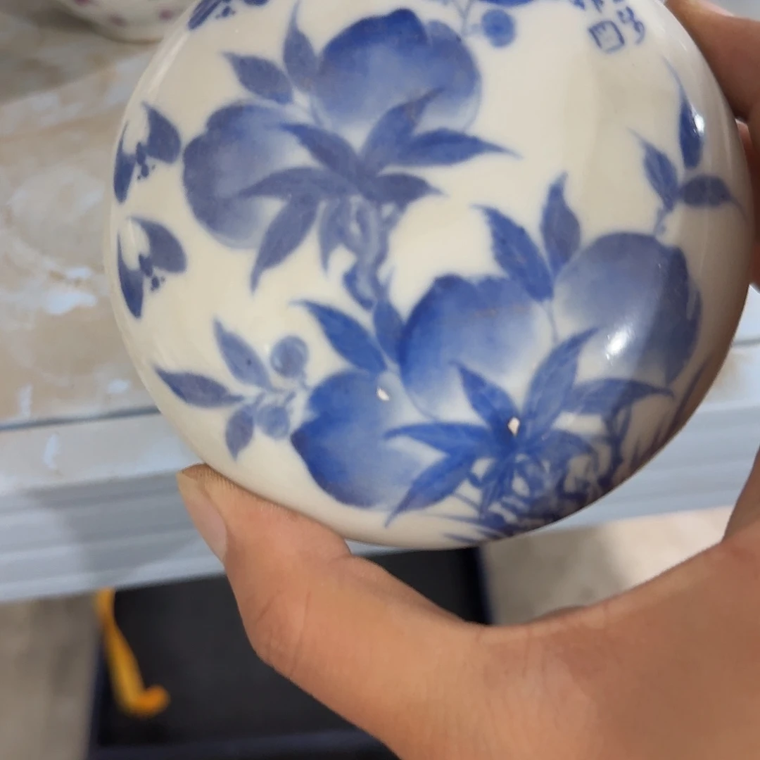瓷片摆件手绘瓷器全部处理