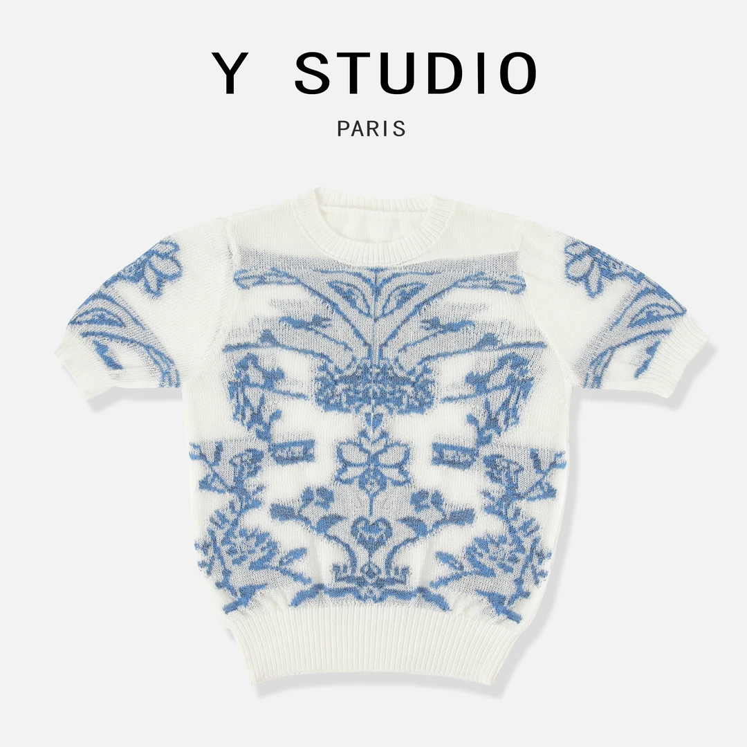 【大妮专属】（花纹蜜蜂）夏季潮流百搭新款2024休闲高街气质短袖