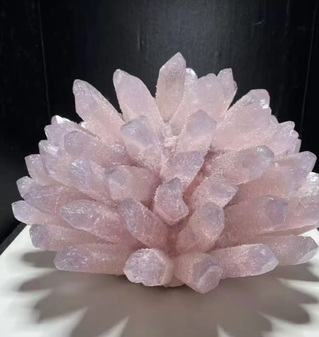 水晶晶中式花晶簇摆件家居摆件玄关摆件客厅摆件书房摆件精美摆件