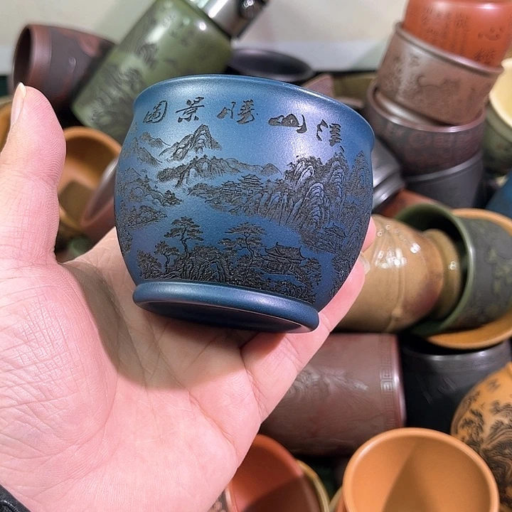 茶杯紫砂全手工紫砂主人杯