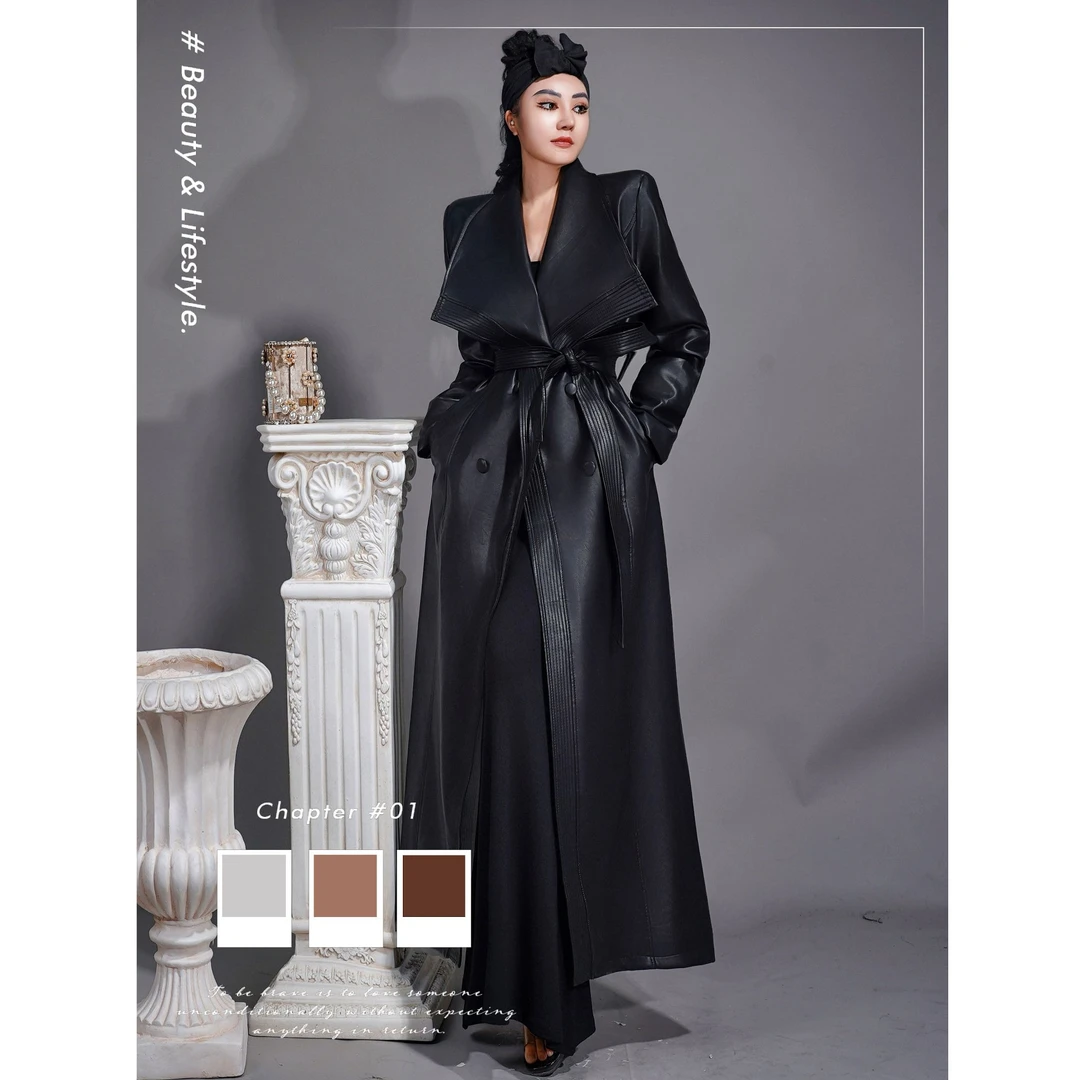 【星姐推荐】星原创高级定制【机车女神】设计师款冬季轻奢名媛外套