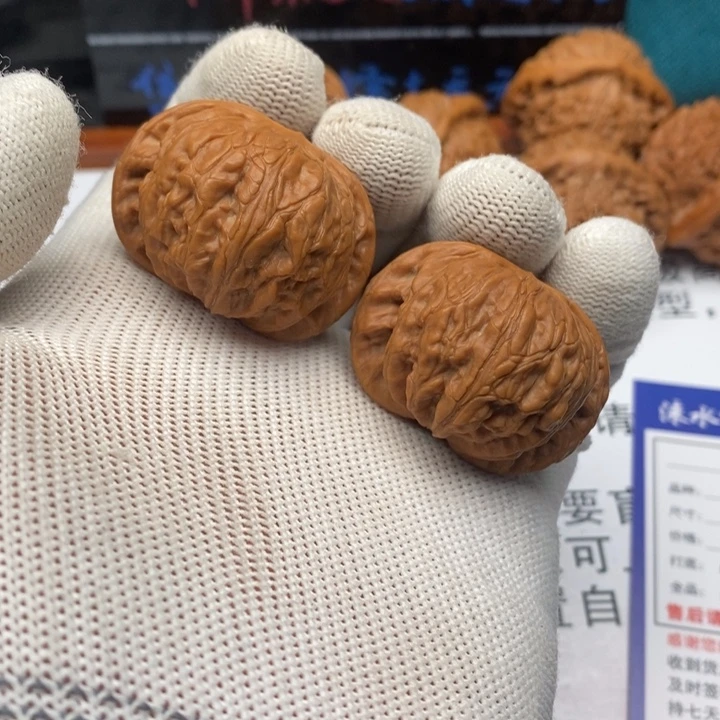 阿***哥文玩核桃把件48战鼓