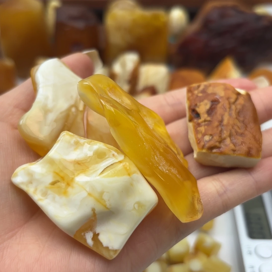 肥***汤定制琥珀未镶嵌不退不换