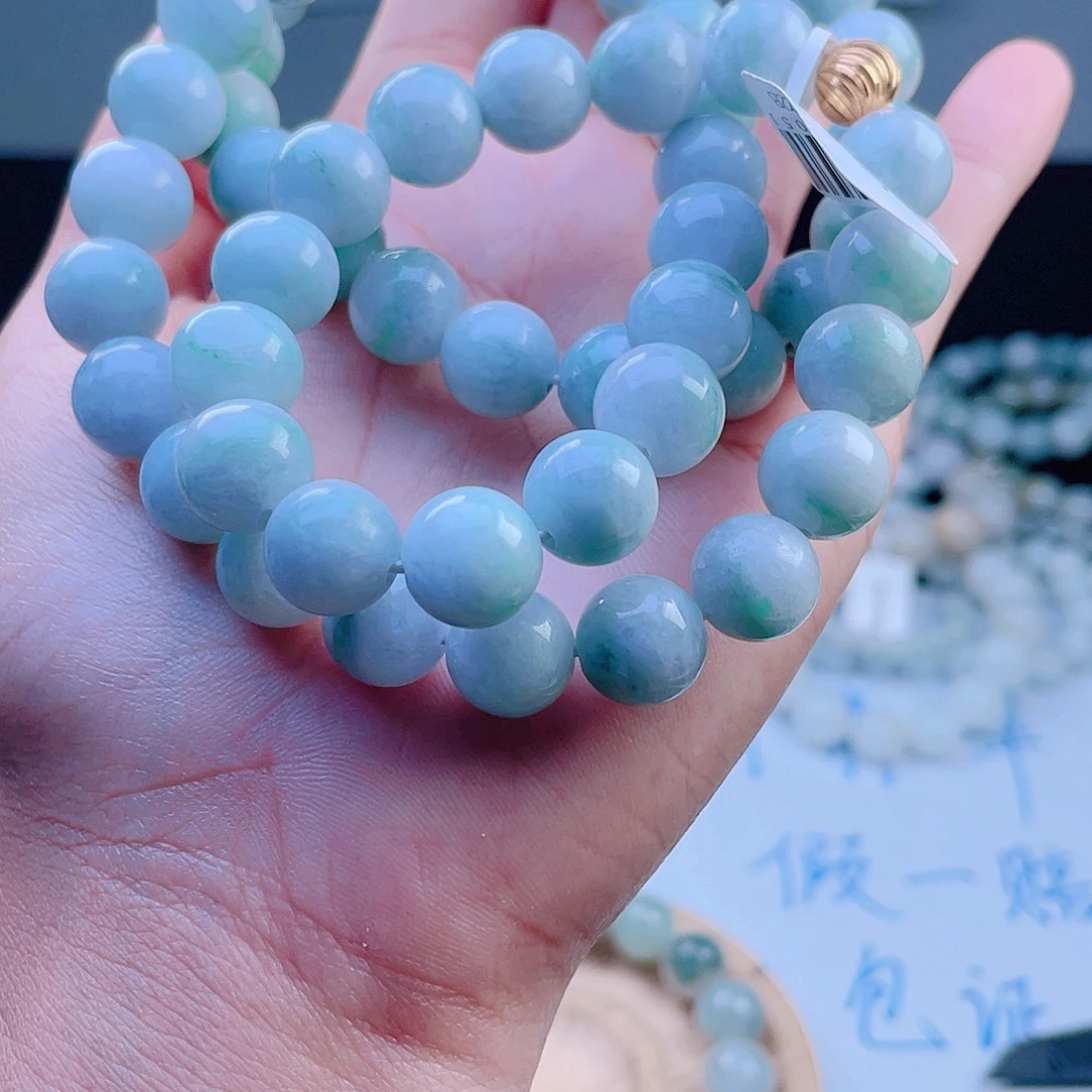 定制翡翠未镶嵌珠串