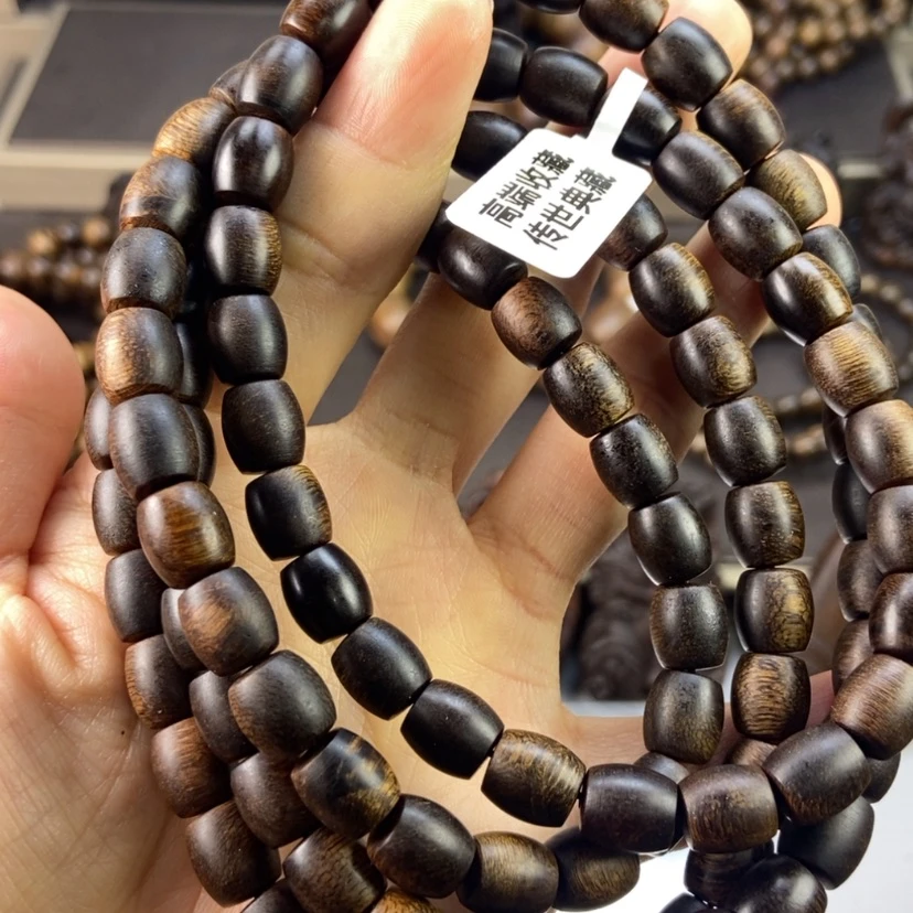 【闪购商品】沉香手串葡****.越南留疤白棋