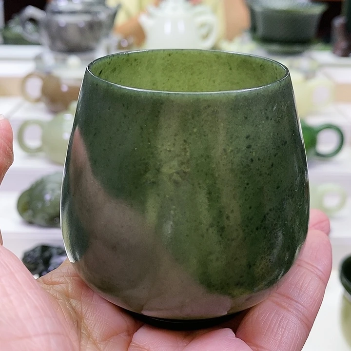 未镶嵌和田玉挂件茶杯200m l