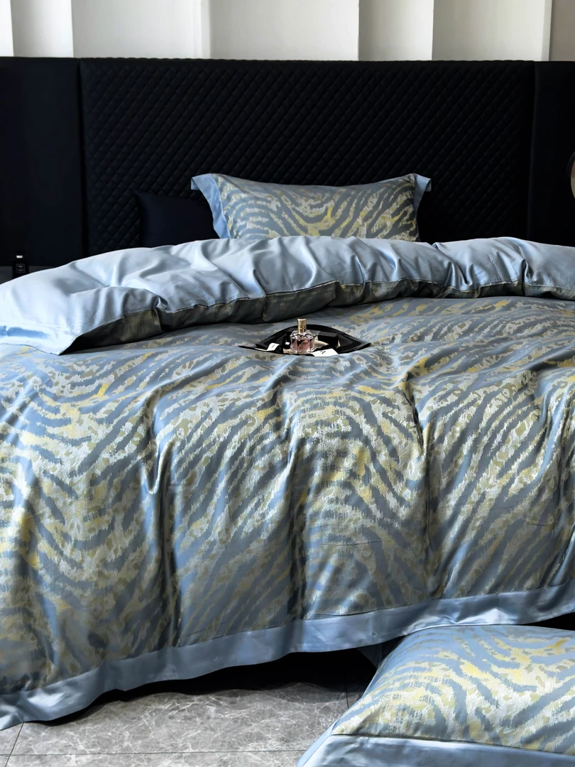 【色织四件套】东帝兴新一代天丝棉 色织提花 四件套 简约 轻奢