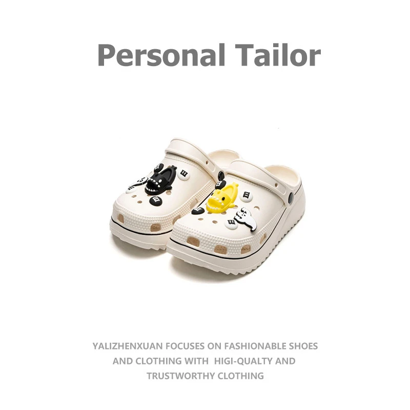 厚底软弹防滑透气沙滩洞洞鞋 J 0005/CA-1106