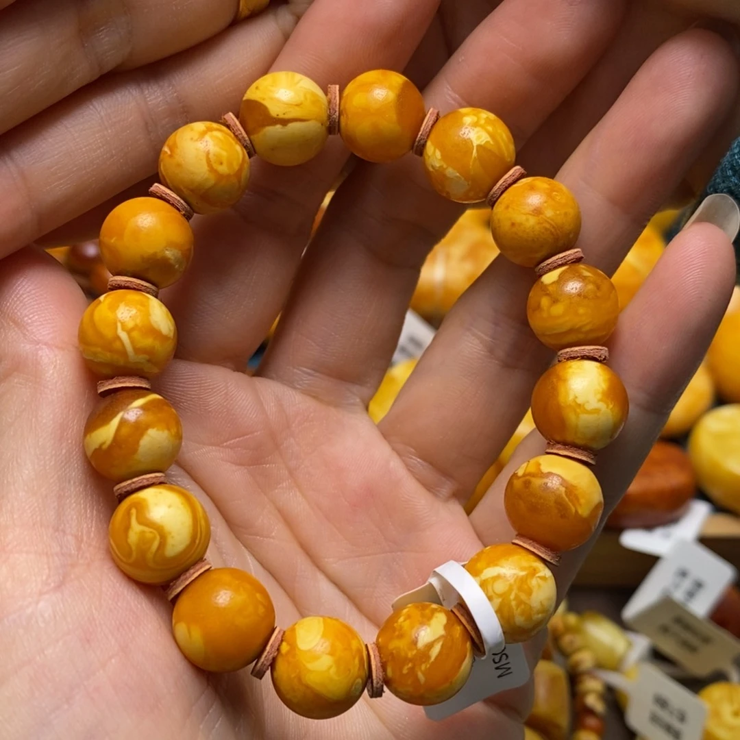 琥珀颈饰未镶嵌11加