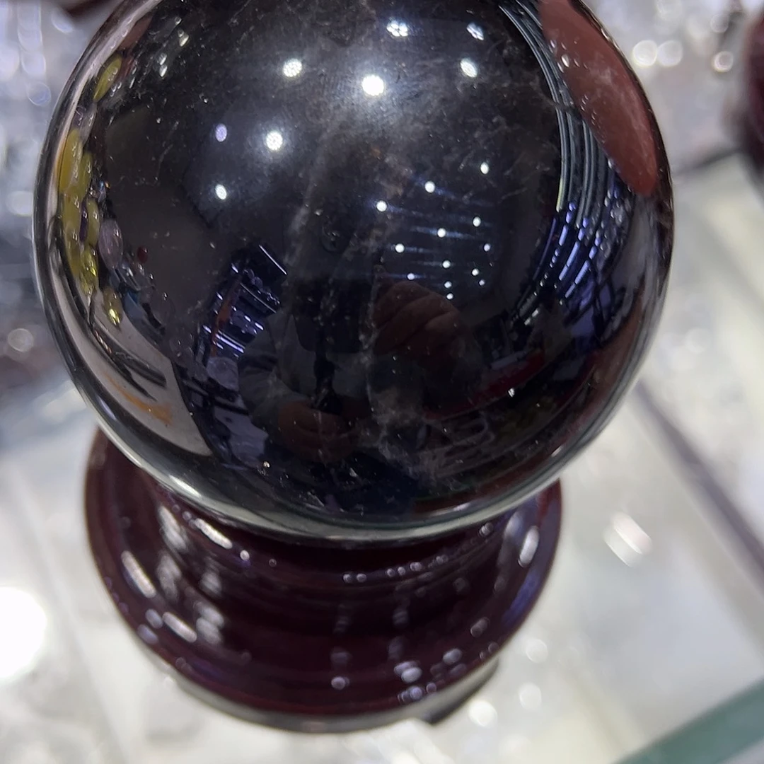 水晶水晶球摆件未镶嵌成****！