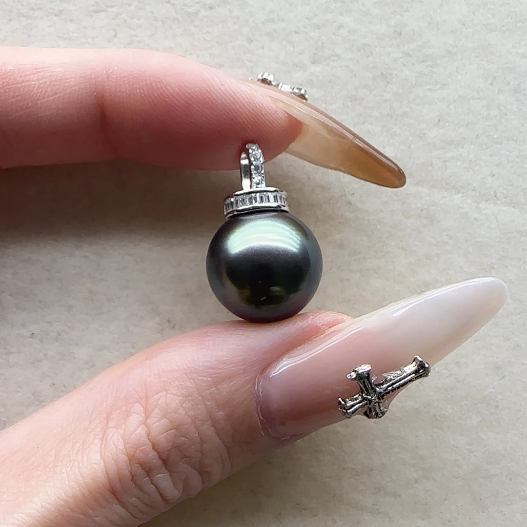 吊坠101海水珍珠银S925镶嵌