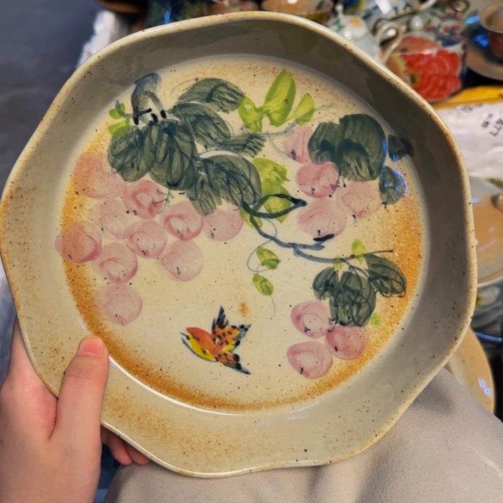 瓷片景德镇陶瓷手工手绘