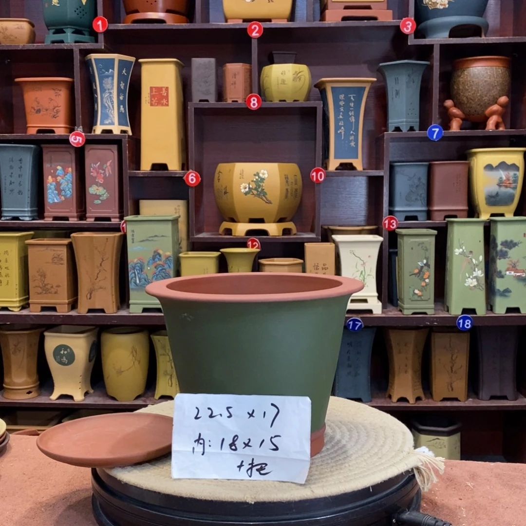 紫砂花盆自**福紫砂花盆