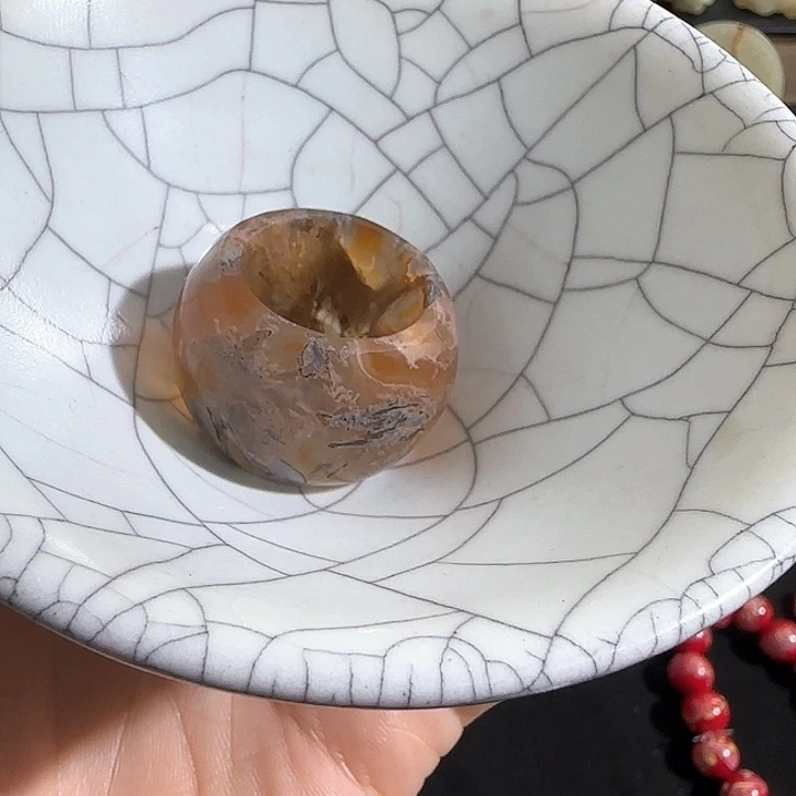 瓷片摆件恭喜发财工艺结缘33