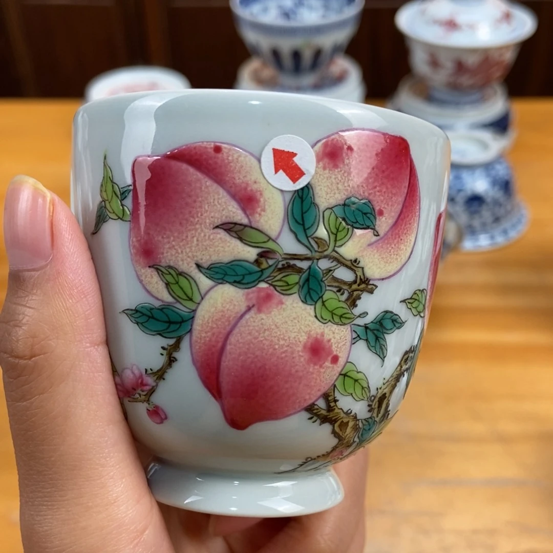 手绘现代茶具非古董