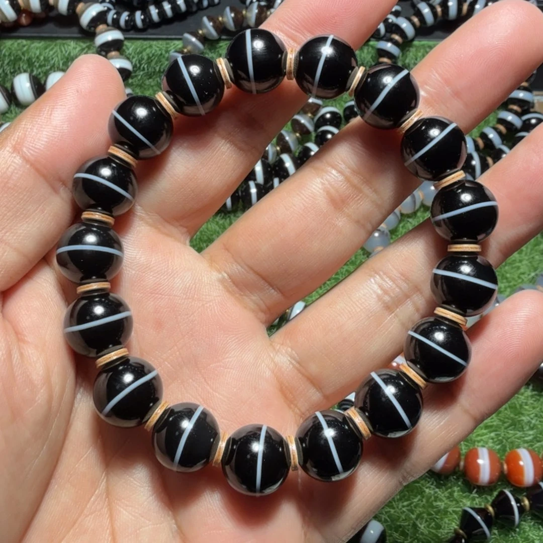 玛瑙/玉髓未镶嵌天然一线药师12