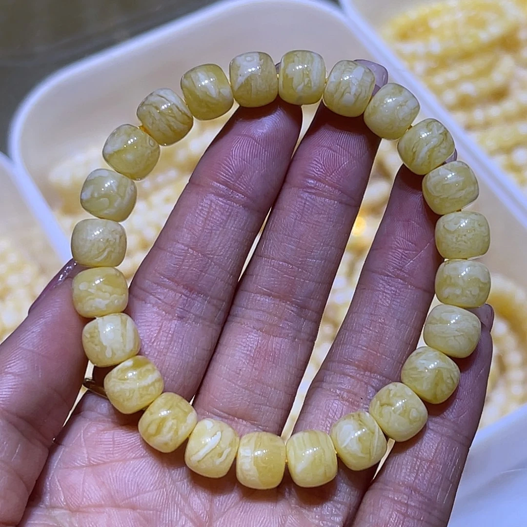 琥珀手链未镶嵌蜜蜡手串
