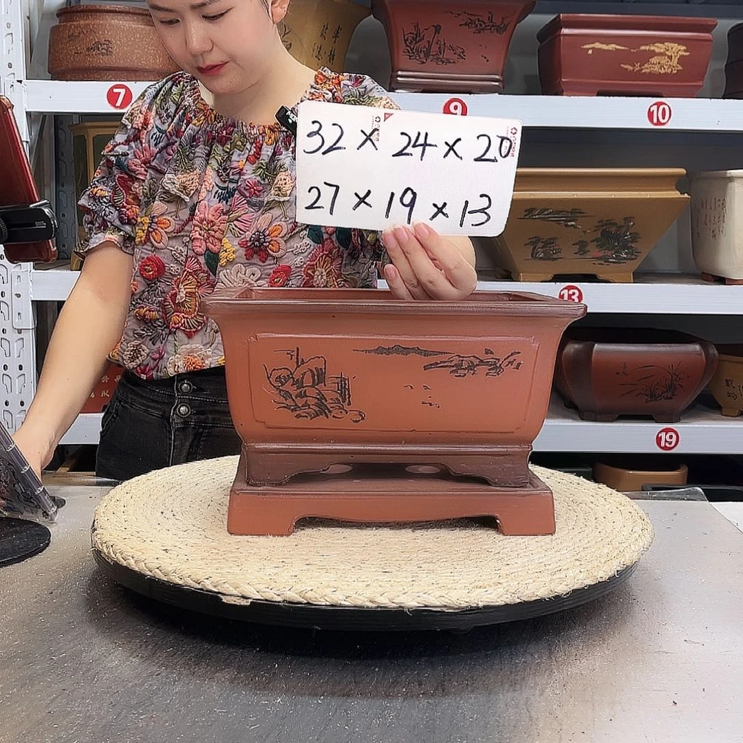 紫砂花盆紫砂花盆