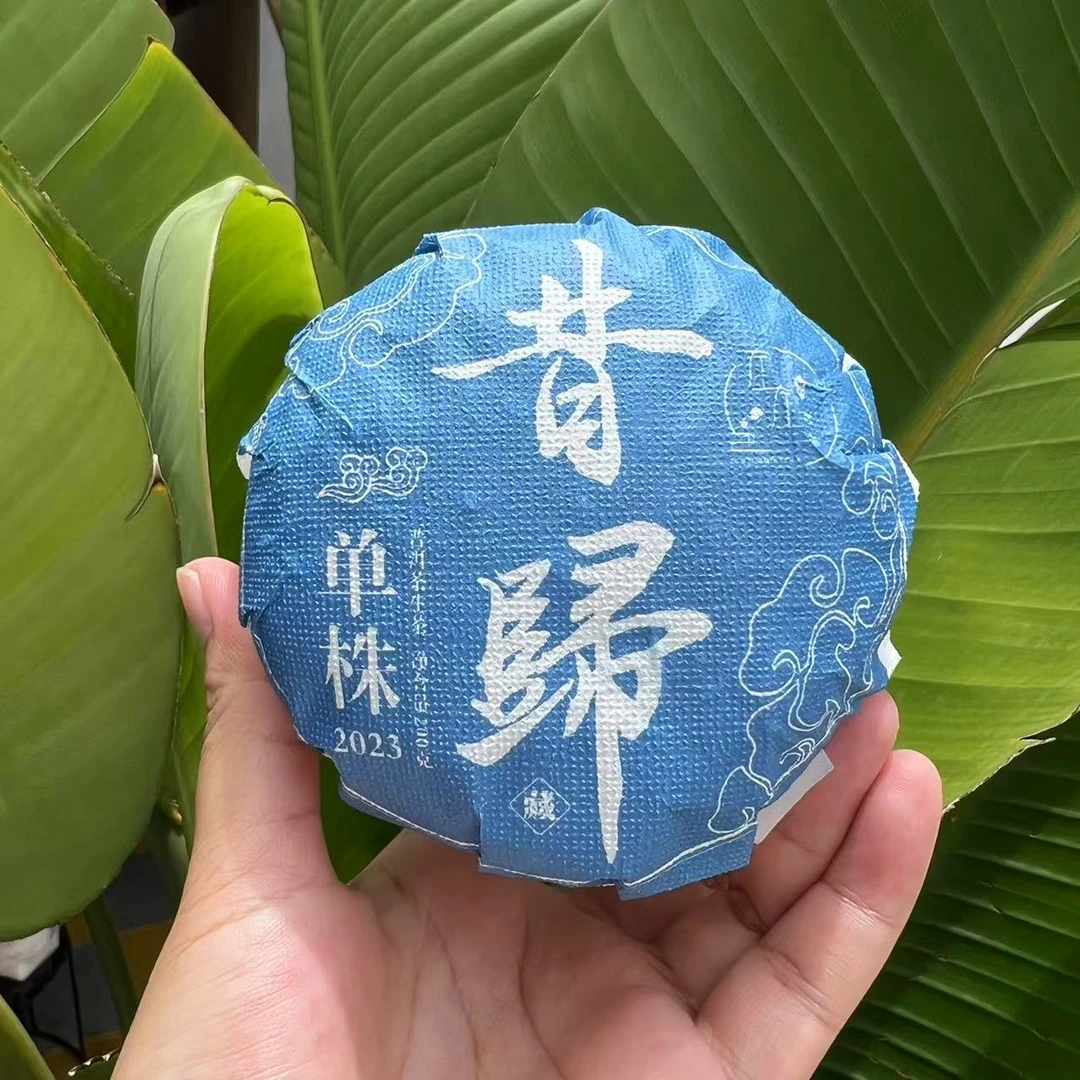 【23年昔归忙麓山】古树单株200g昔归团（蓝坨）