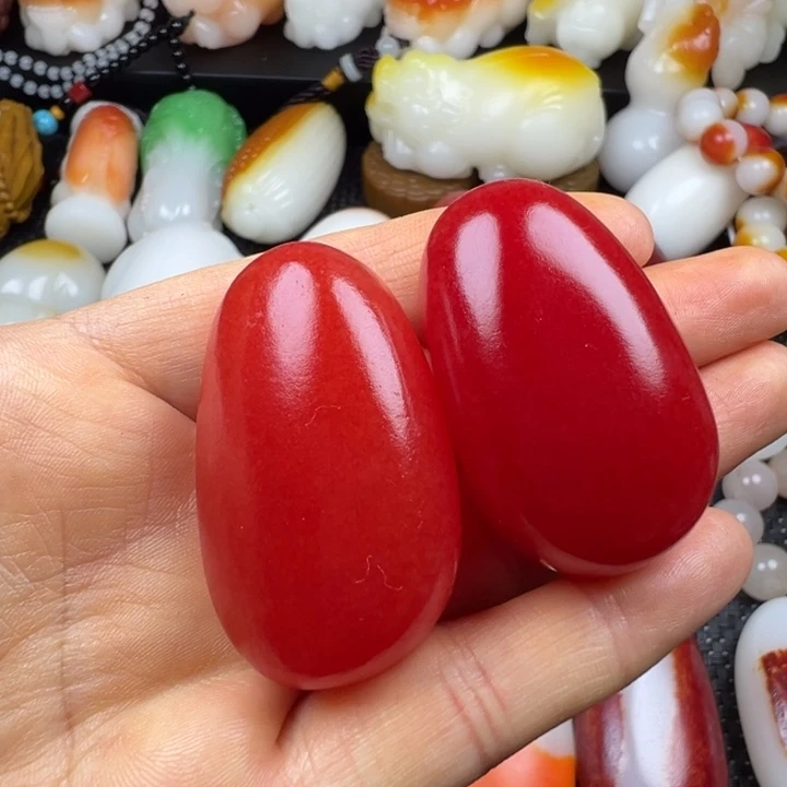 新疆戈壁五彩石金丝