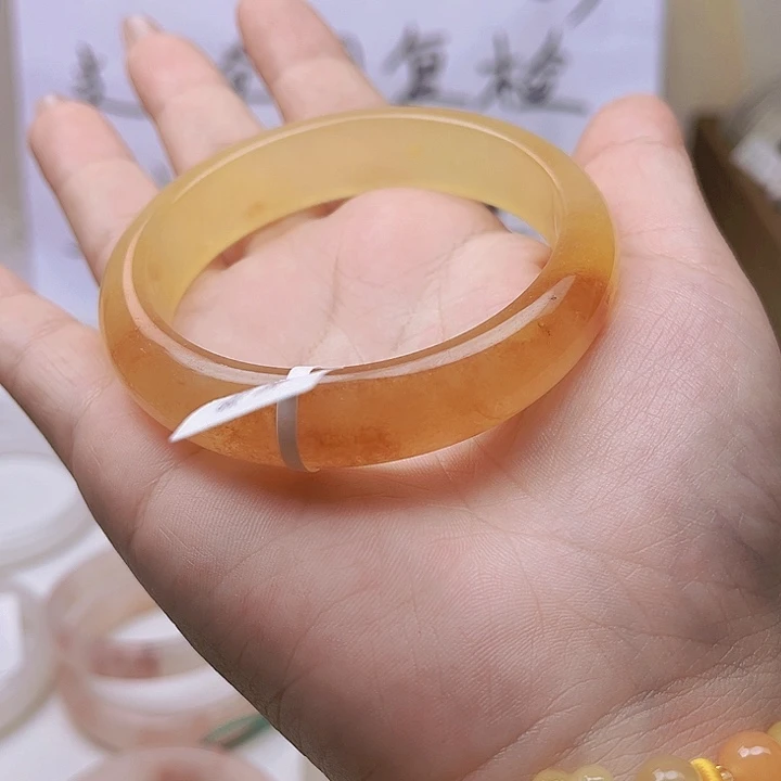 未镶嵌手镯石英质玉黄龙105/57-58