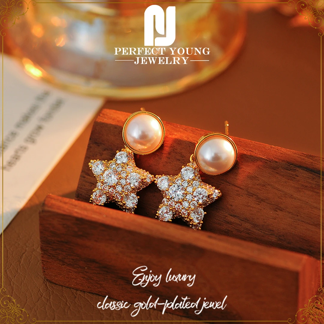 【流星雨语】英☆Perfect&Young时尚耳钉D-8918