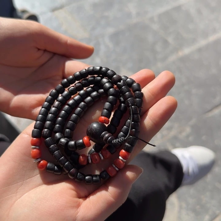 狂**子桑杰出品小元素配饰紫檀念珠