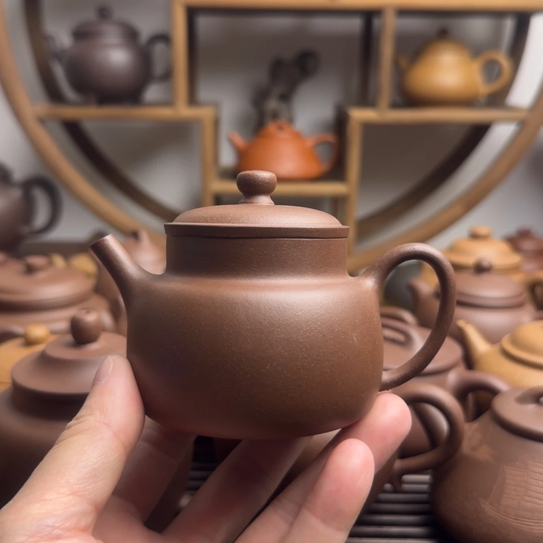 紫砂茶壶言心200cc台西嫩底槽清