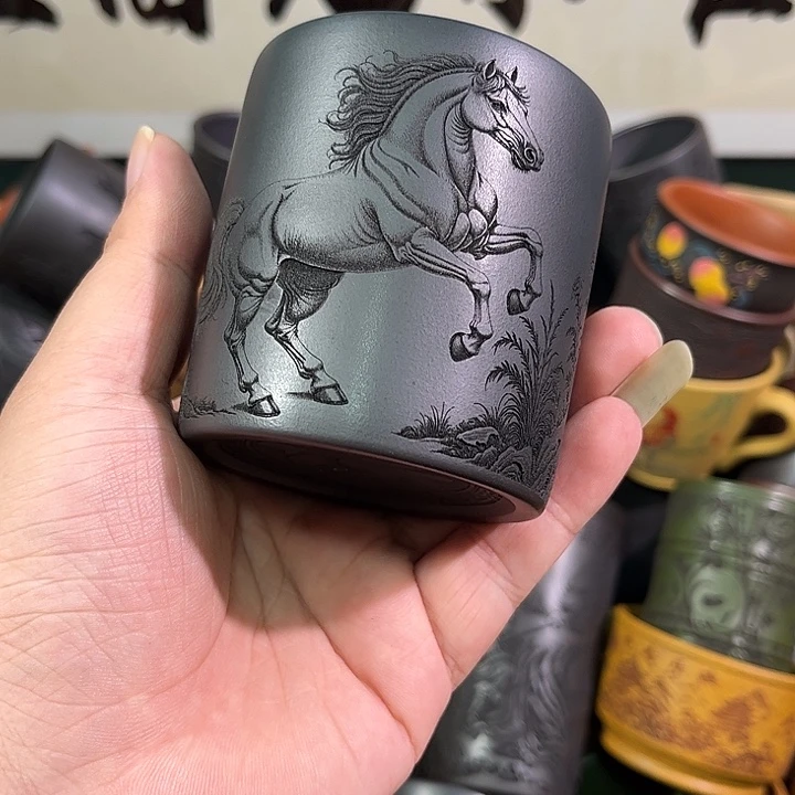 茶杯紫砂全手工紫砂主人杯
