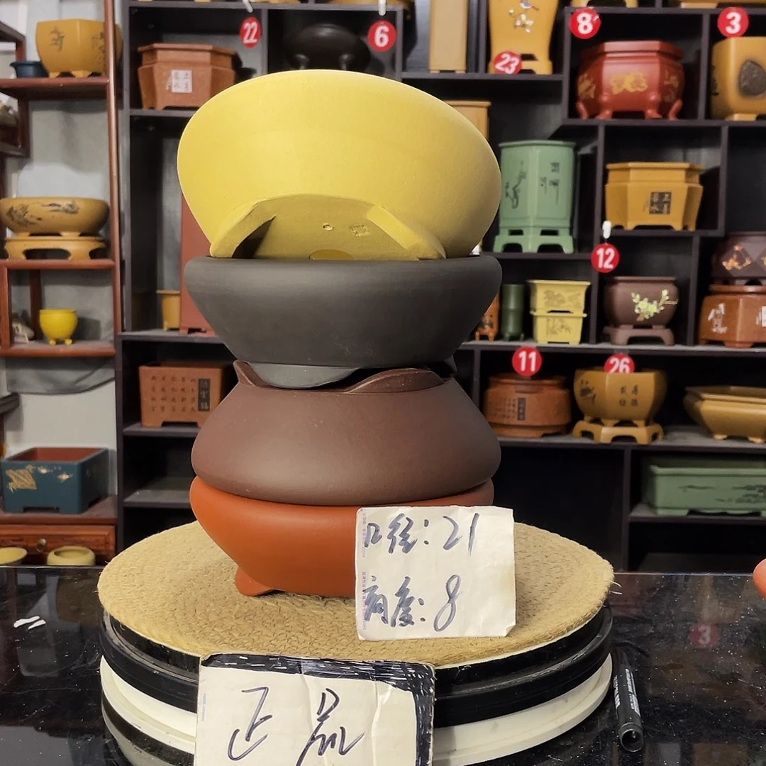 D-盆尚好紫砂花盆