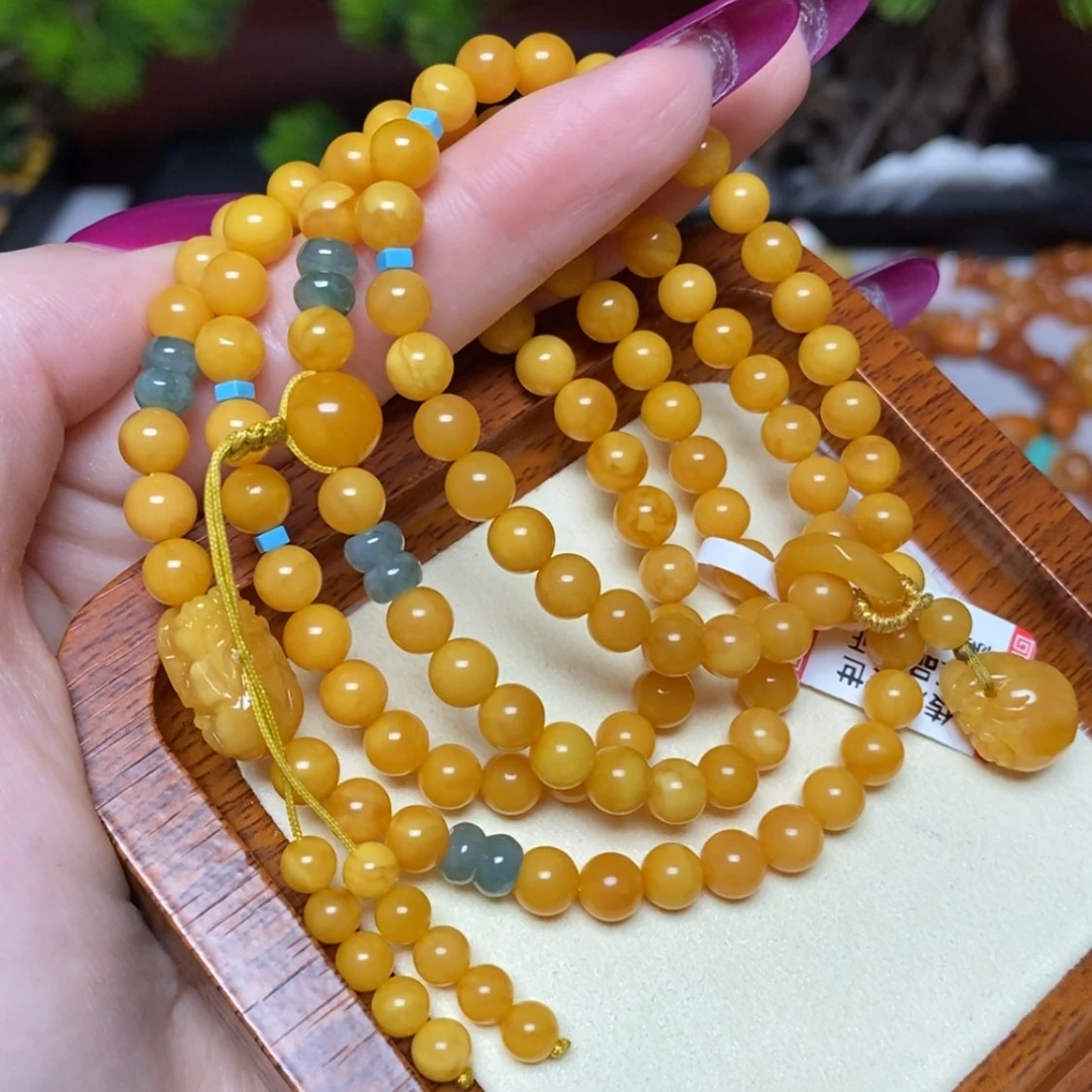 【闪购商品】手链蜜蜡未镶嵌手串