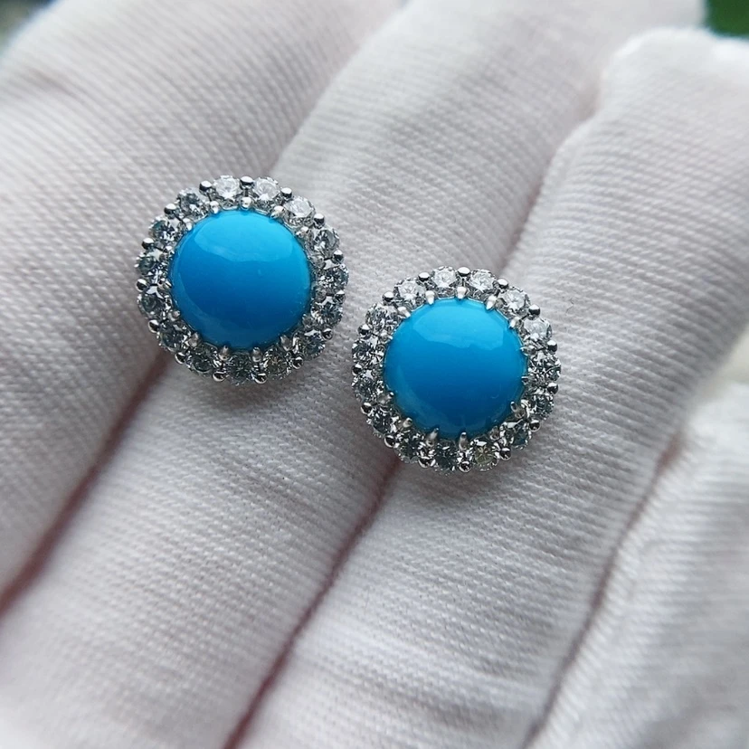 【闪购商品】绿松石原矿绿松石18K金镶嵌