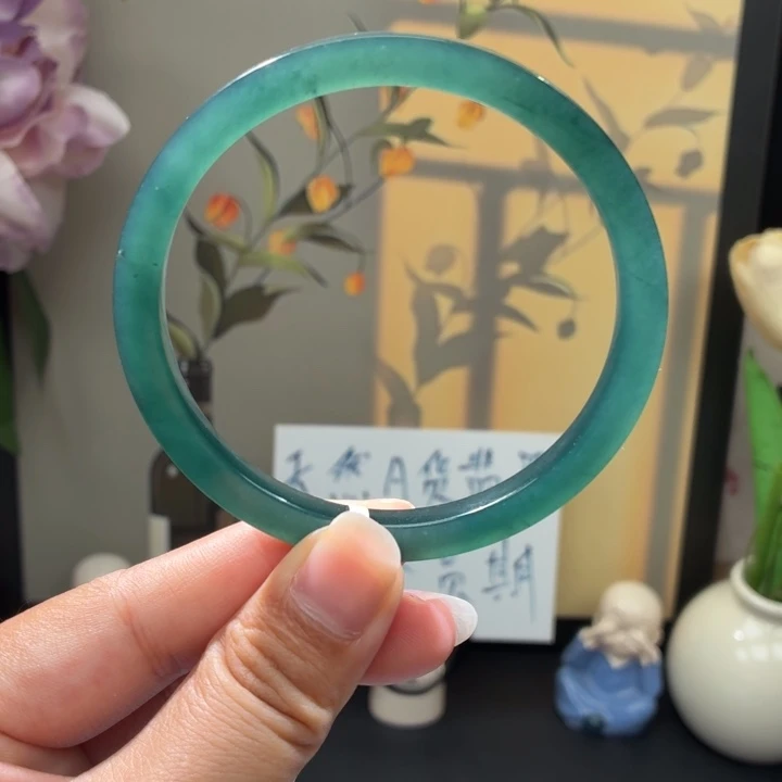 未镶嵌手镯翡翠深蓝