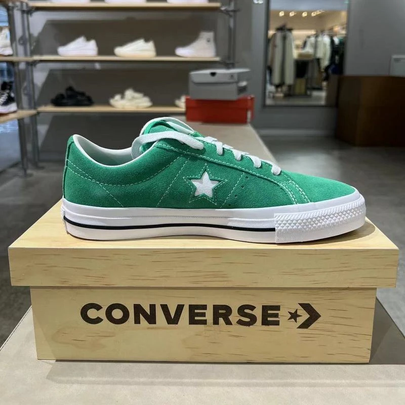 CONVERSE/匡威One Star新款绿色男女低帮滑板鞋板鞋/A08481C