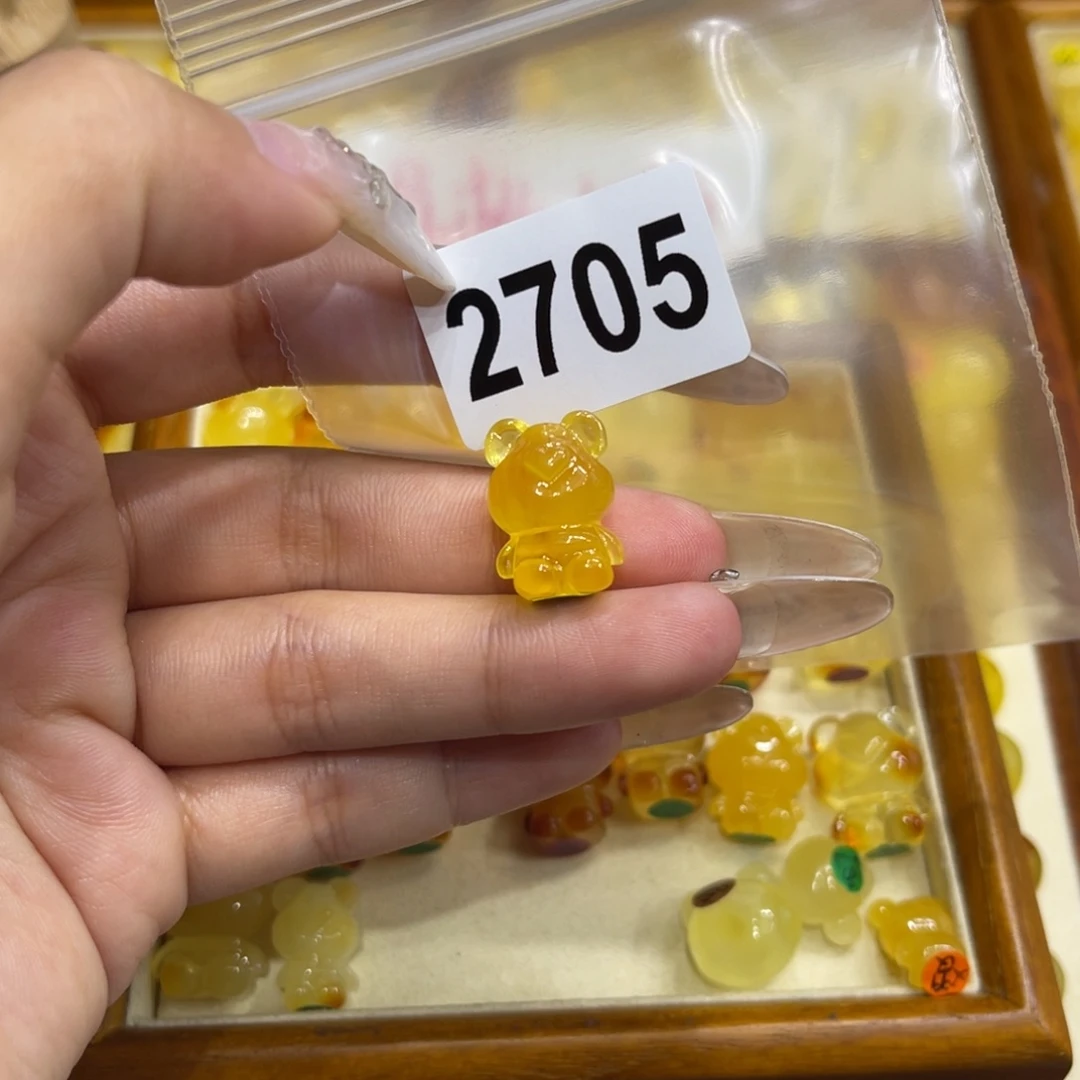 琥珀未镶嵌珠宝奇石
