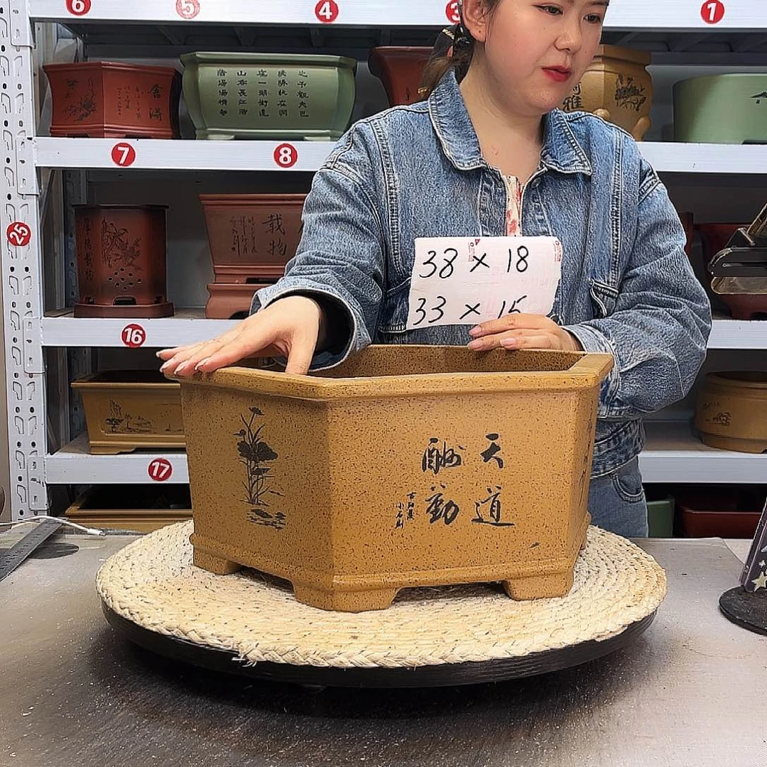 紫砂花盆紫砂花盆