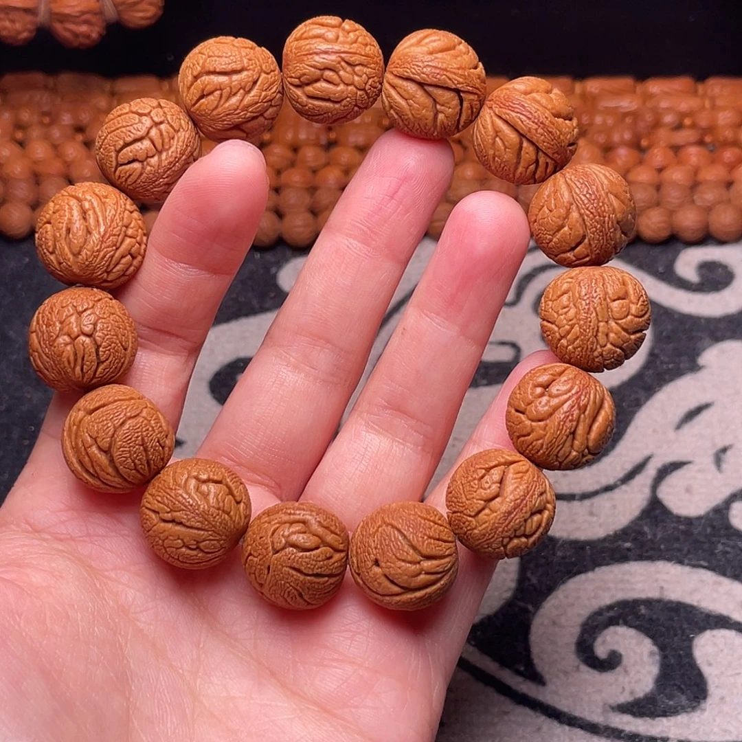 手串桃核龙纹龙珠17