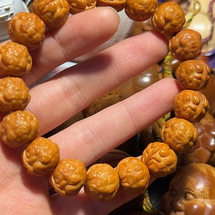 手串/手链橄榄核猴头蝉王