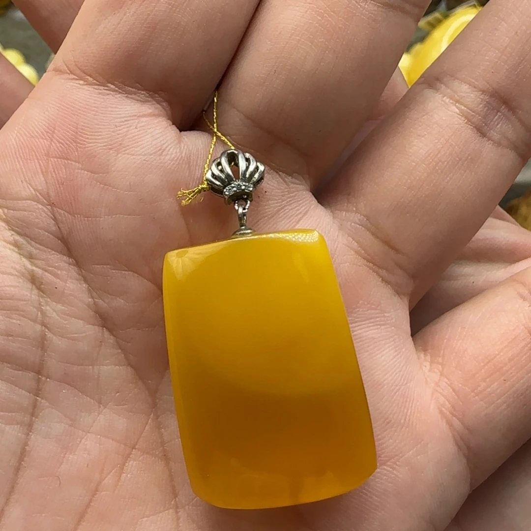 琥珀银S925镶嵌珠宝奇石