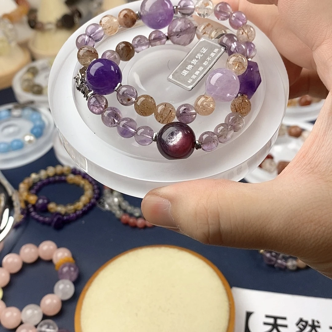 银S925镶嵌手链水晶