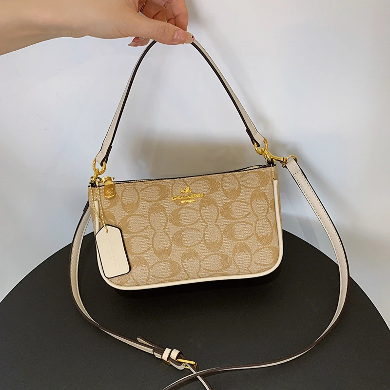 今年流行小包包女轻奢新款时尚印花单肩包腋下包百搭女款斜挎包