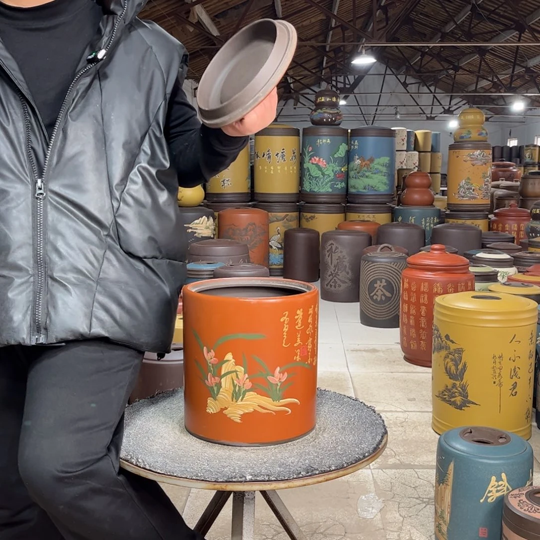 紫砂茶叶罐茶叶罐